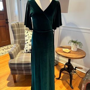 Baltic Born Meghan Wrap Maxi dress, emerald